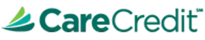 Green rectangle with a blue and green circular pattern on the left side